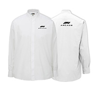 L/Sleeve Grandad Shirt White