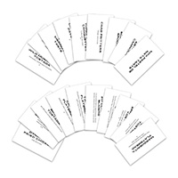 Menu Tags Packs of 190