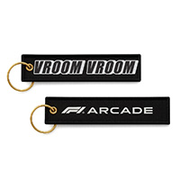 F1 Arcade Woven Keyring - Vroom Vroom