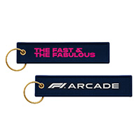 F1 Arcade Woven Keyring - Fast & Fabulous